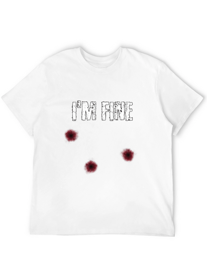 Im Fine Bullet Hole Graphic Tee