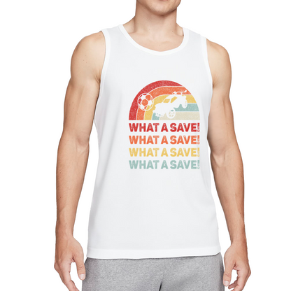 Retro Rocket Soccer Car What A Save Men¡¯s Sleeveless Tank Top