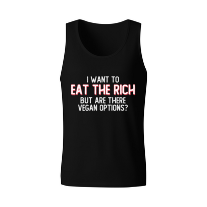 I Want To Eat The Rich But Are There Vegan Options Sarcasm Tank