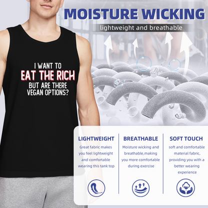 I Want To Eat The Rich But Are There Vegan Options Sarcasm Tank