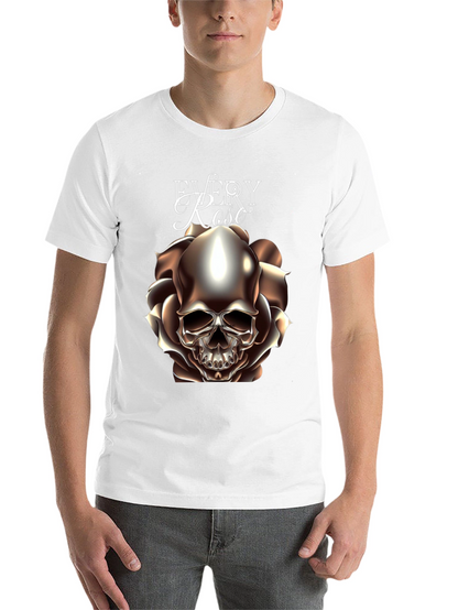 Every Rose Has Its Thorn Skull Graphic T-Shirt