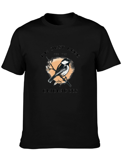Chickadees Graphic T-Shirt - Bird Lover Tee