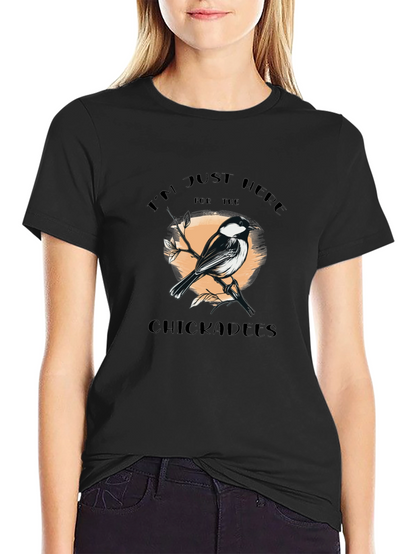 Chickadees Graphic T-Shirt - Bird Lover Tee