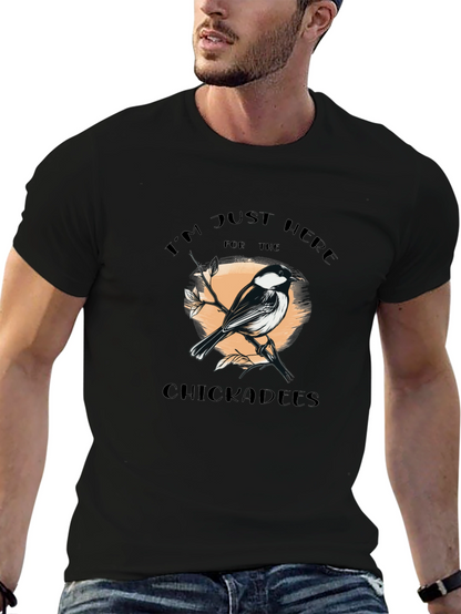 Chickadees Graphic T-Shirt - Bird Lover Tee