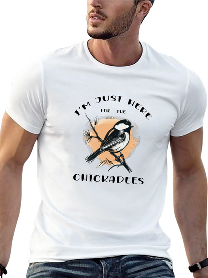Chickadees Graphic T-Shirt - Bird Lover Tee
