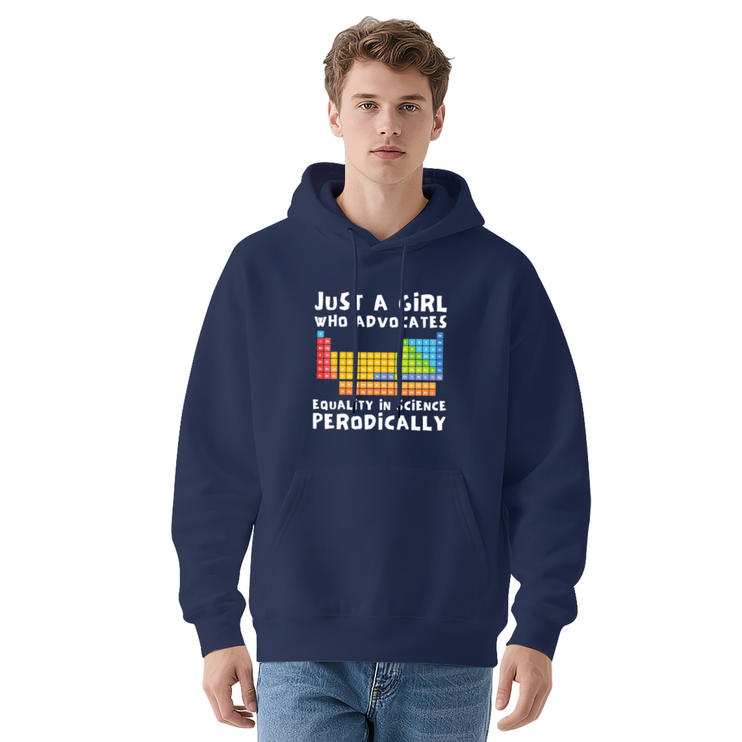 Periodic Table Equality Science Unisex Hoodie, Soft Everyday Wear