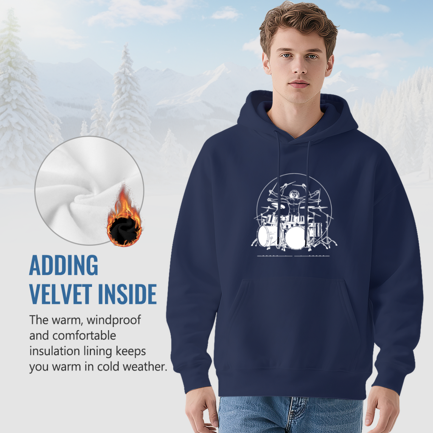 Men¡¯s Aggressive Pitbull Street Style Comfort Hoodie