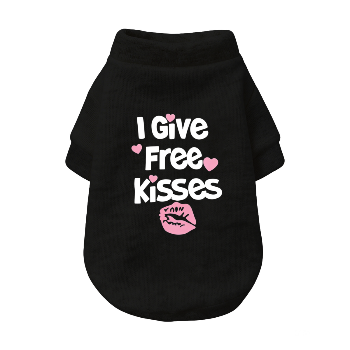 I Give Free Kisses Cute Print Pet Cardigan Sweater