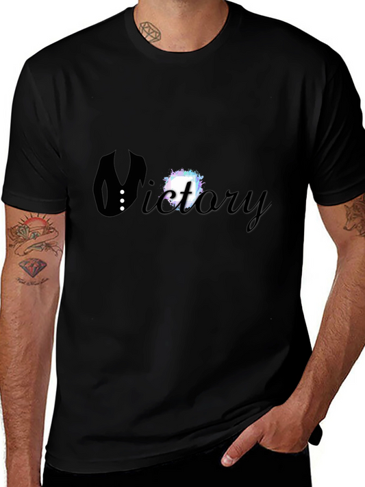 Victory Suit Graphic Tee - Black