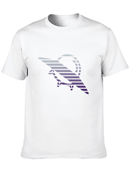 Retro Striped Scorpion Graphic Tee