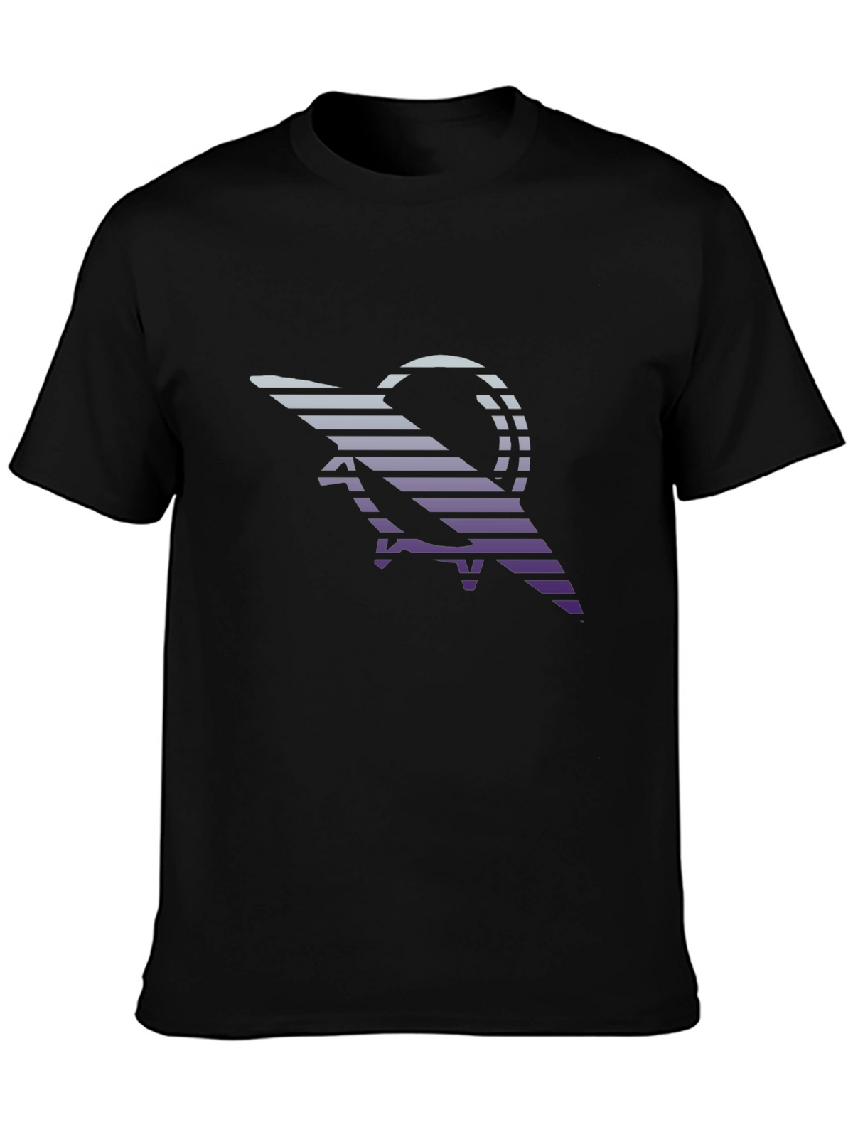 Retro Striped Scorpion Graphic Tee