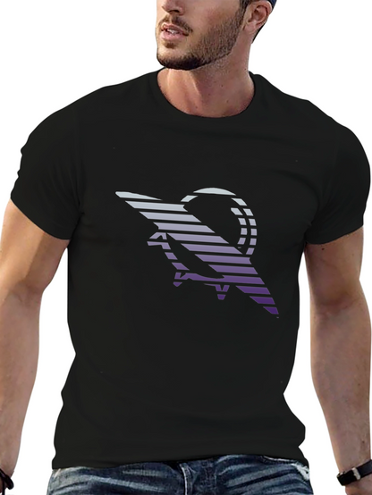 Retro Striped Scorpion Graphic Tee