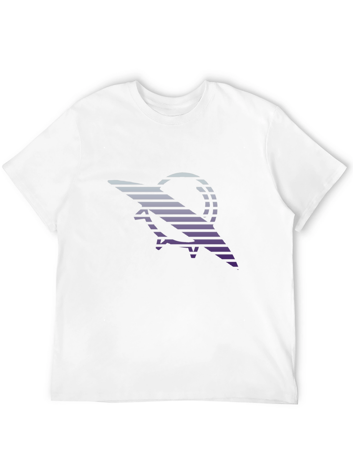 Retro Striped Scorpion Graphic Tee