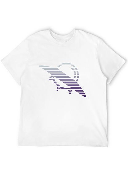 Retro Striped Scorpion Graphic Tee
