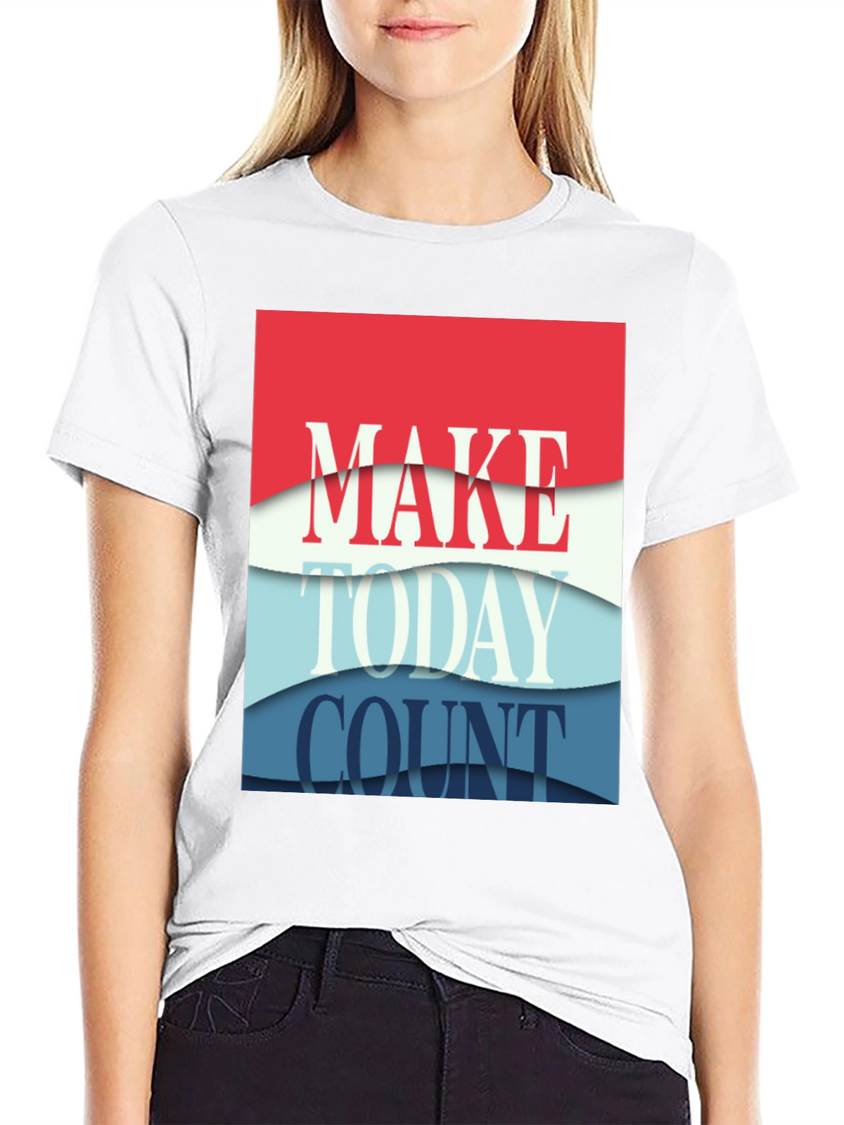Make Today Count Graphic Tee - Black T-Shirt