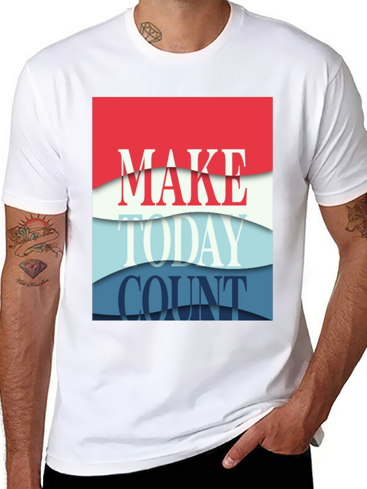 Make Today Count Graphic Tee - Black T-Shirt