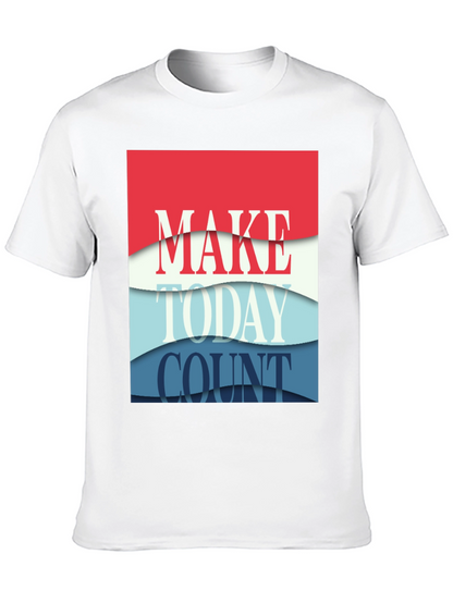 Make Today Count Graphic Tee - Black T-Shirt