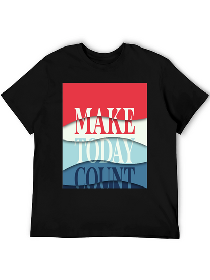 Make Today Count Graphic Tee - Black T-Shirt