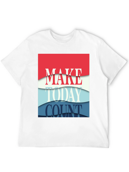 Make Today Count Graphic Tee - Black T-Shirt