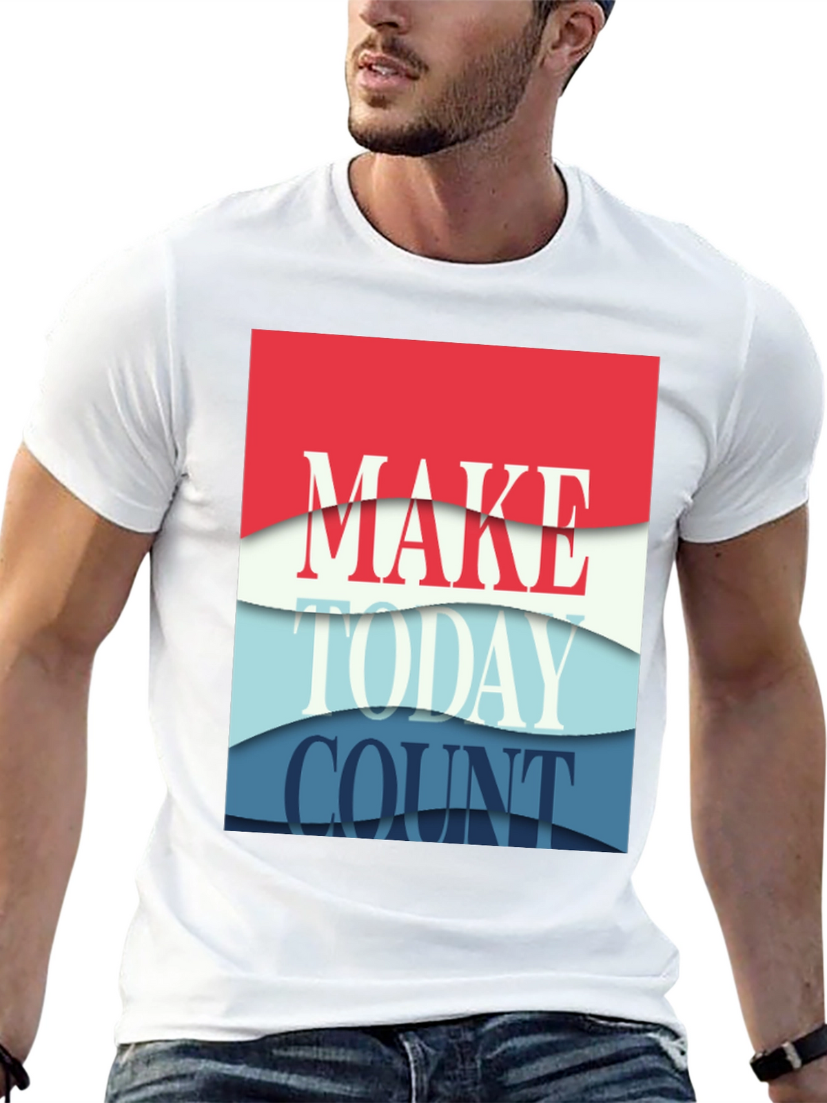 Make Today Count Graphic Tee - Black T-Shirt