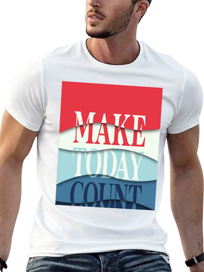 Make Today Count Graphic Tee - Black T-Shirt