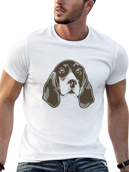 Hound Dog Graphic Tee - Unisex Black T-Shirt
