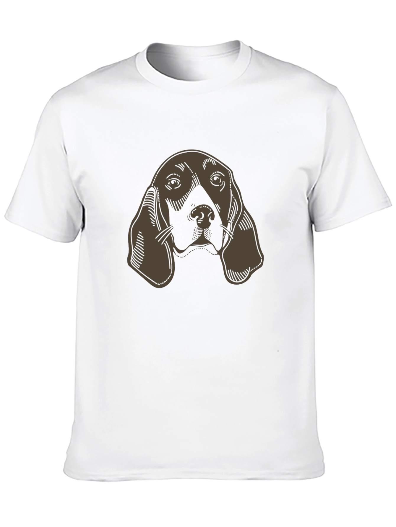 Hound Dog Graphic Tee - Unisex Black T-Shirt