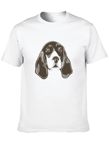 Hound Dog Graphic Tee - Unisex Black T-Shirt