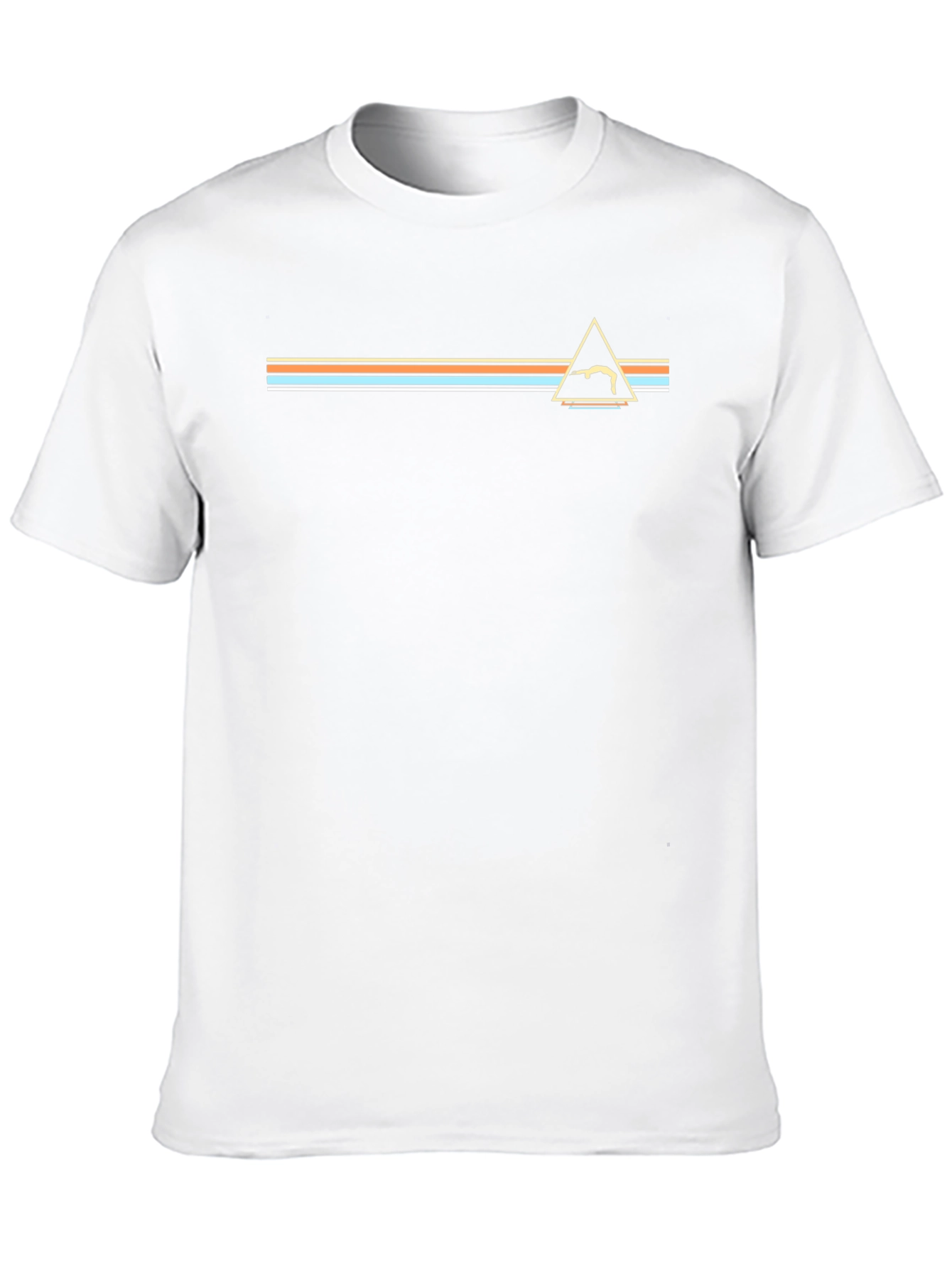 Retro Gymnast Triangle T-Shirt