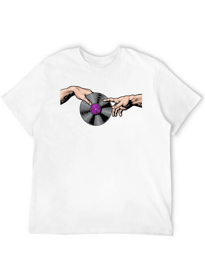 Creation of Vinyl Record Black T-Shirt