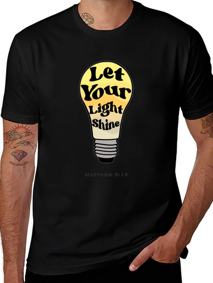 Let Your Light Shine T-Shirt - Matthew 5:16