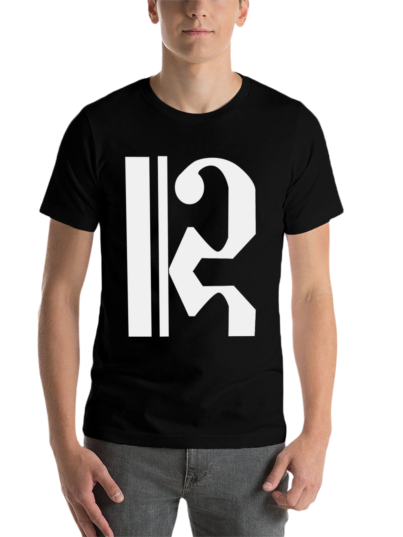 Bass Clef T-Shirt - Music Lovers Tee