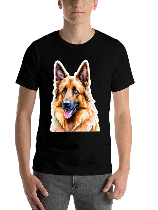 German Shepherd Graphic Tee - Dog Lovers Shirt