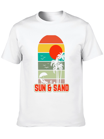 Sun & Sand Beach Graphic Tee - Tropical Vibes