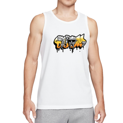 Spartan Helmet Graffiti Drip Hip Hop Street Art Tank Top