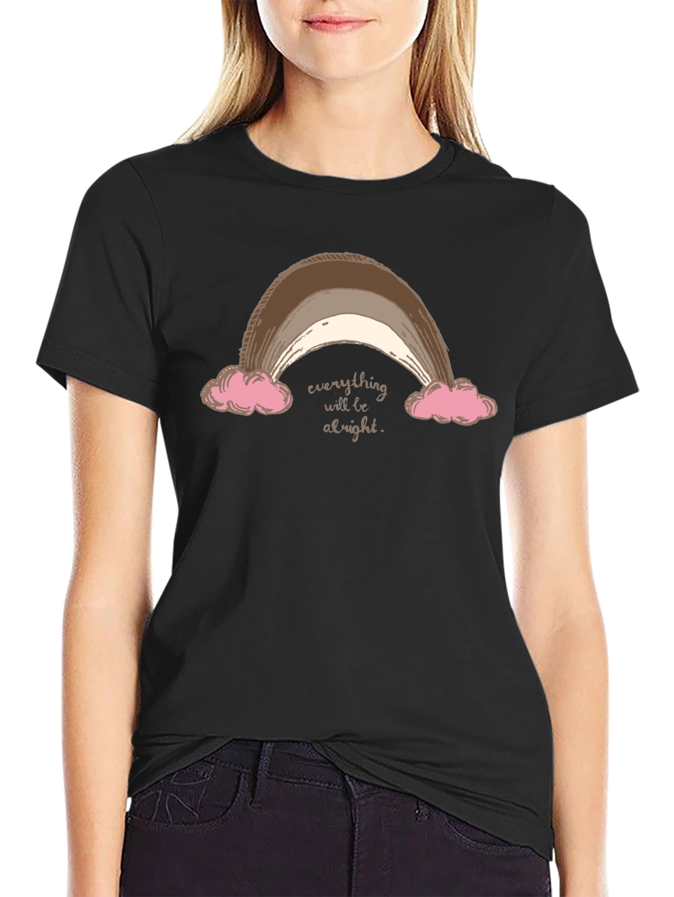 Everything Will Be Alright Rainbow T-Shirt