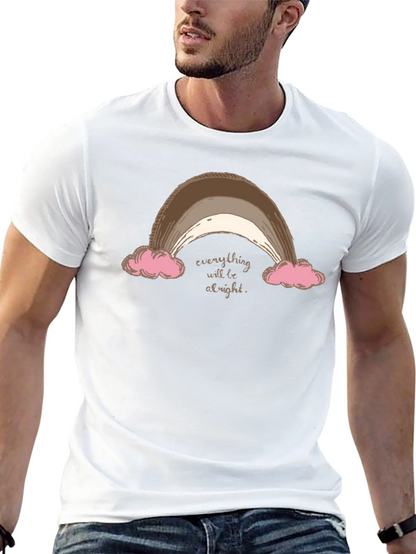 Everything Will Be Alright Rainbow T-Shirt