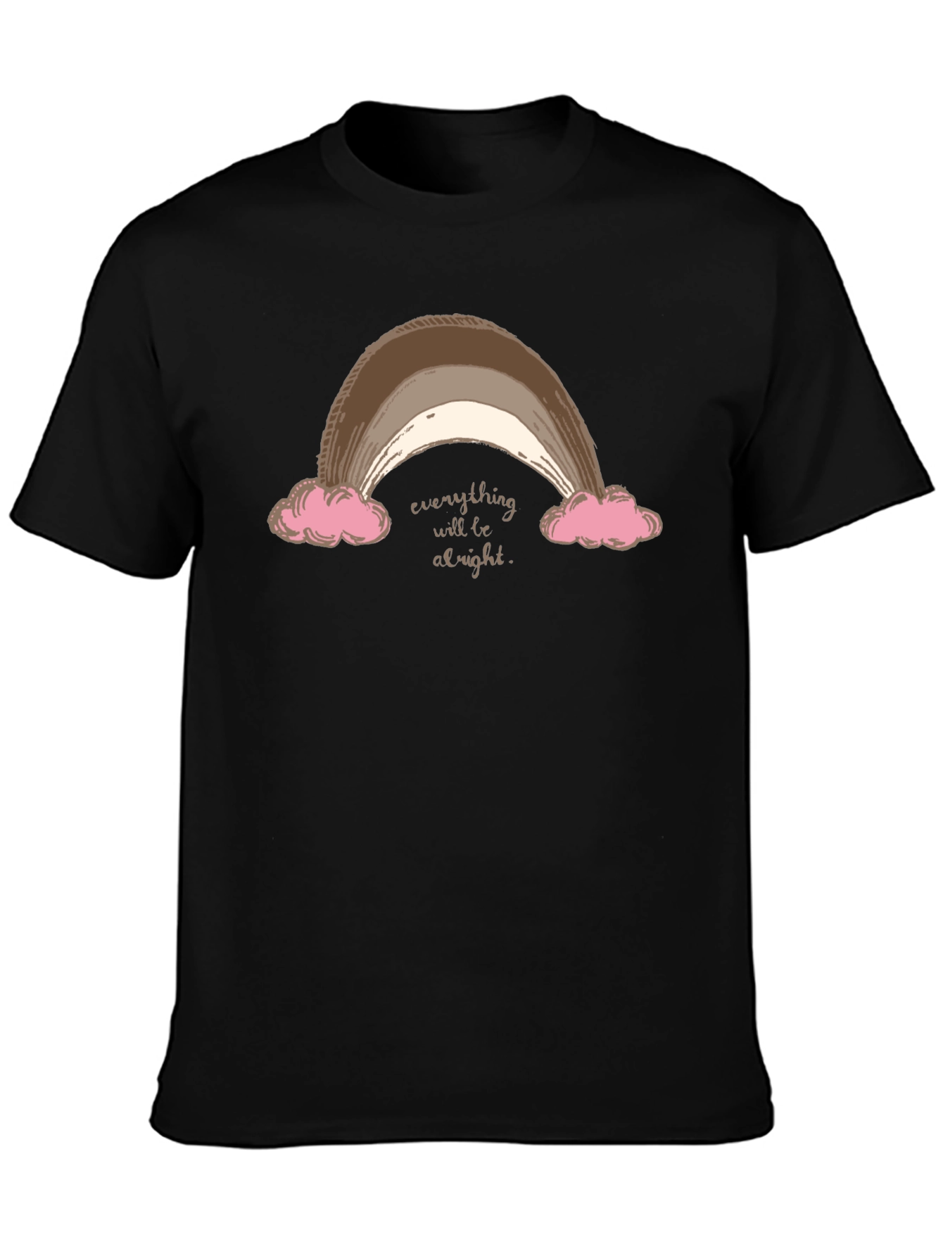 Everything Will Be Alright Rainbow T-Shirt