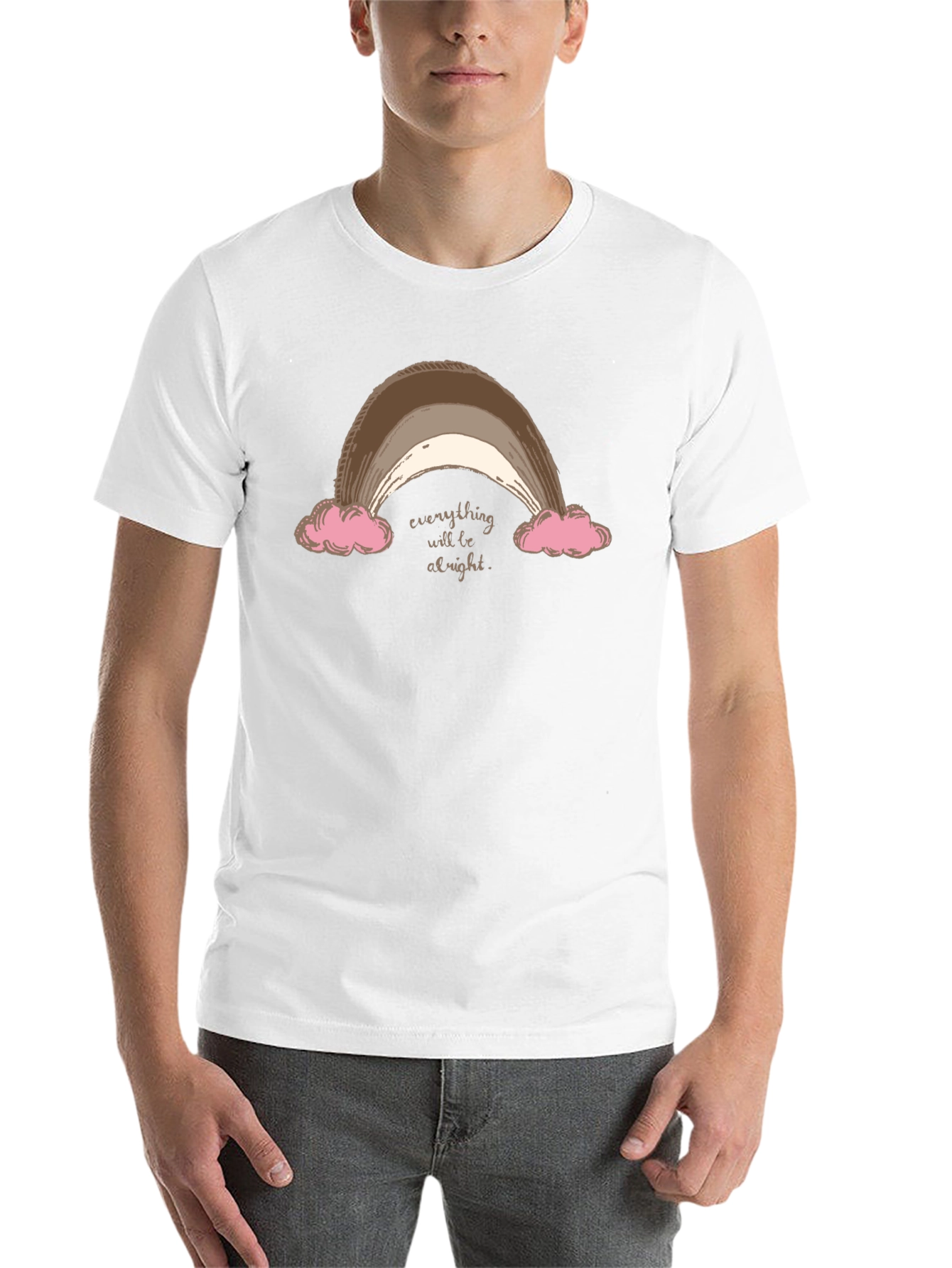 Everything Will Be Alright Rainbow T-Shirt