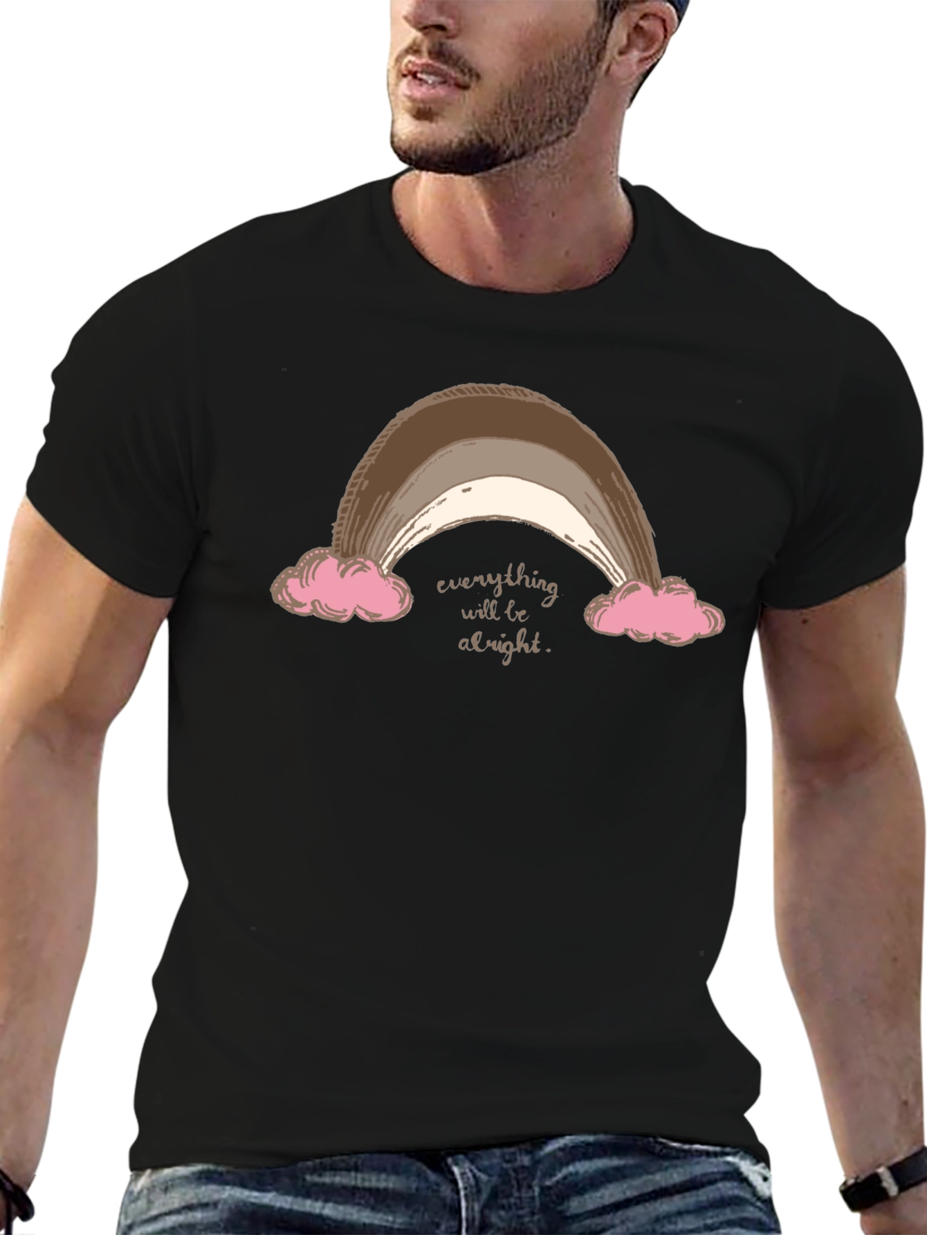 Everything Will Be Alright Rainbow T-Shirt