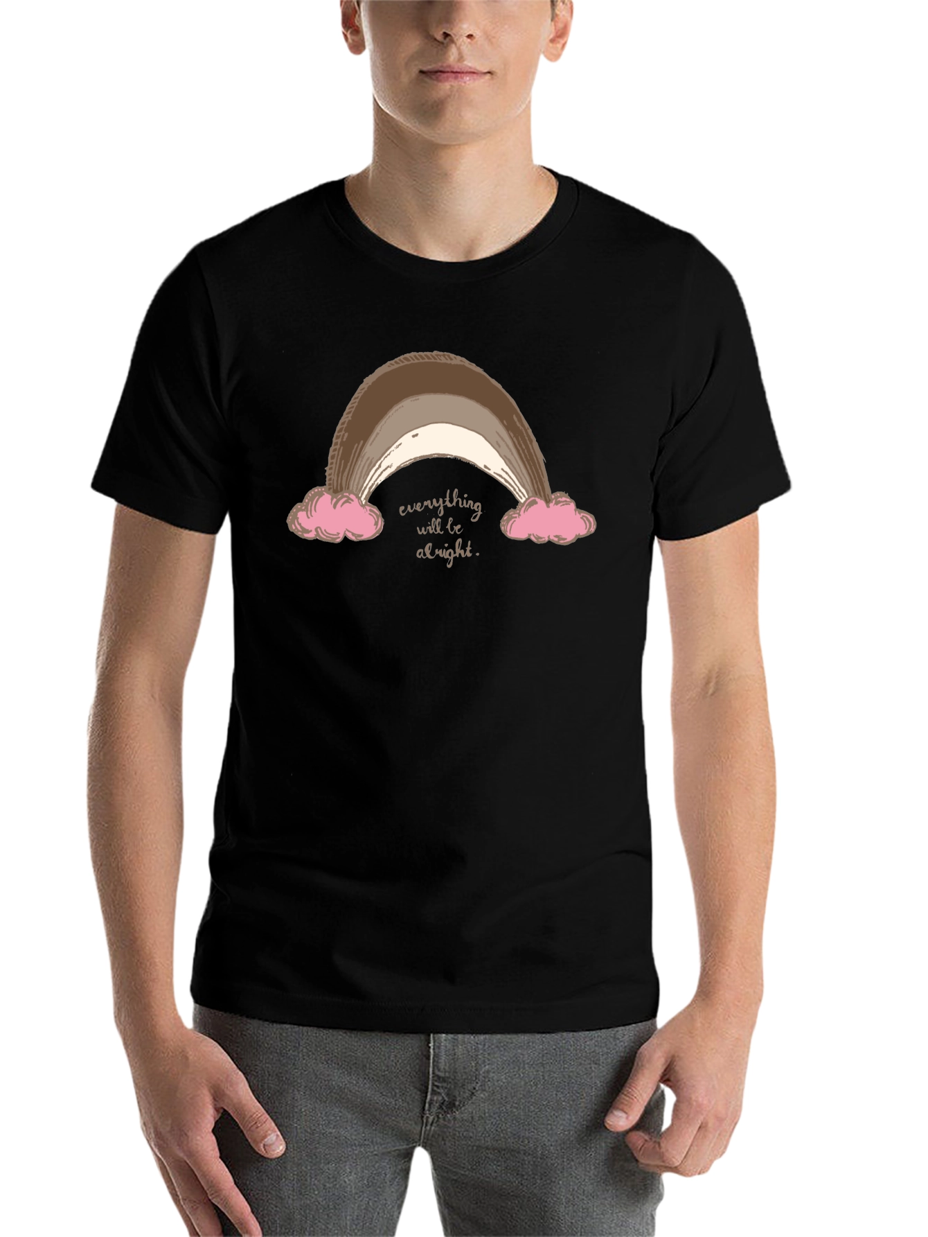 Everything Will Be Alright Rainbow T-Shirt