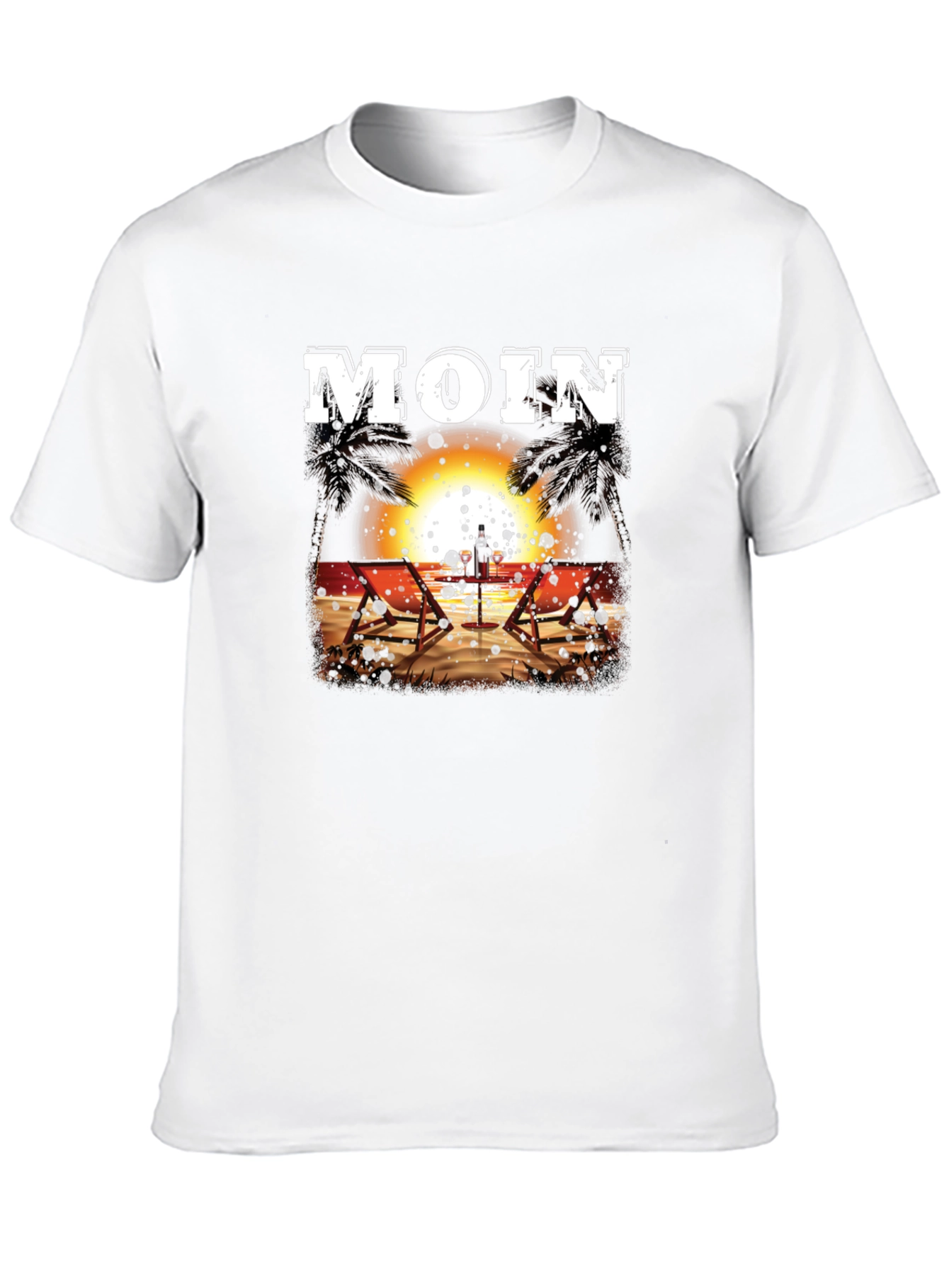 Moin Beach Sunset T-Shirt - Relax in Style