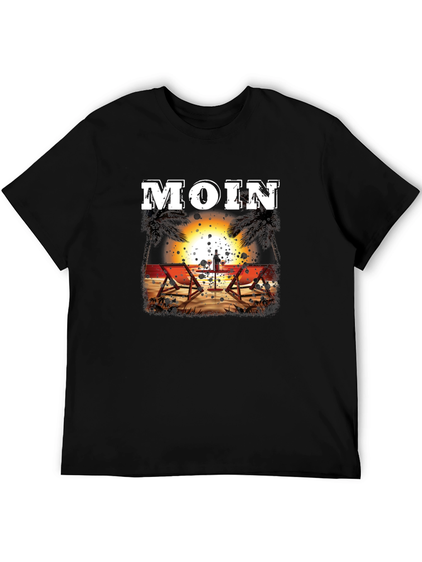 Moin Beach Sunset T-Shirt - Relax in Style