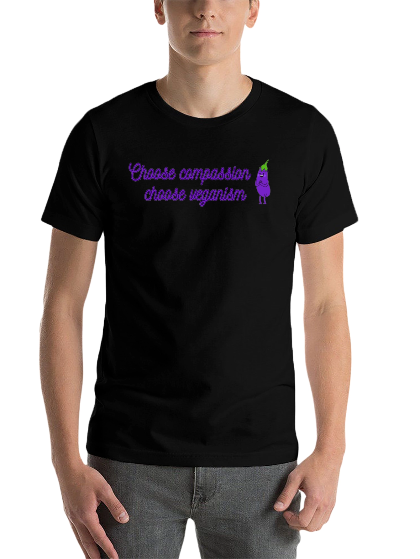 Vegan T-Shirt: Choose Compassion Choose Veganism