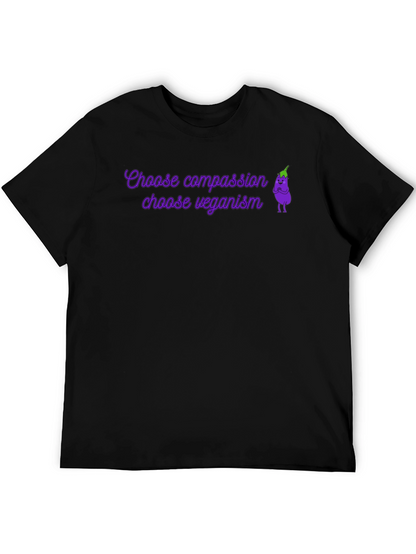 Vegan T-Shirt: Choose Compassion Choose Veganism