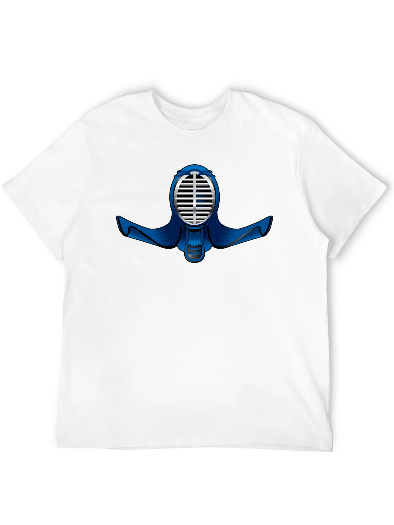 Black T-Shirt with Kendo Mask Design