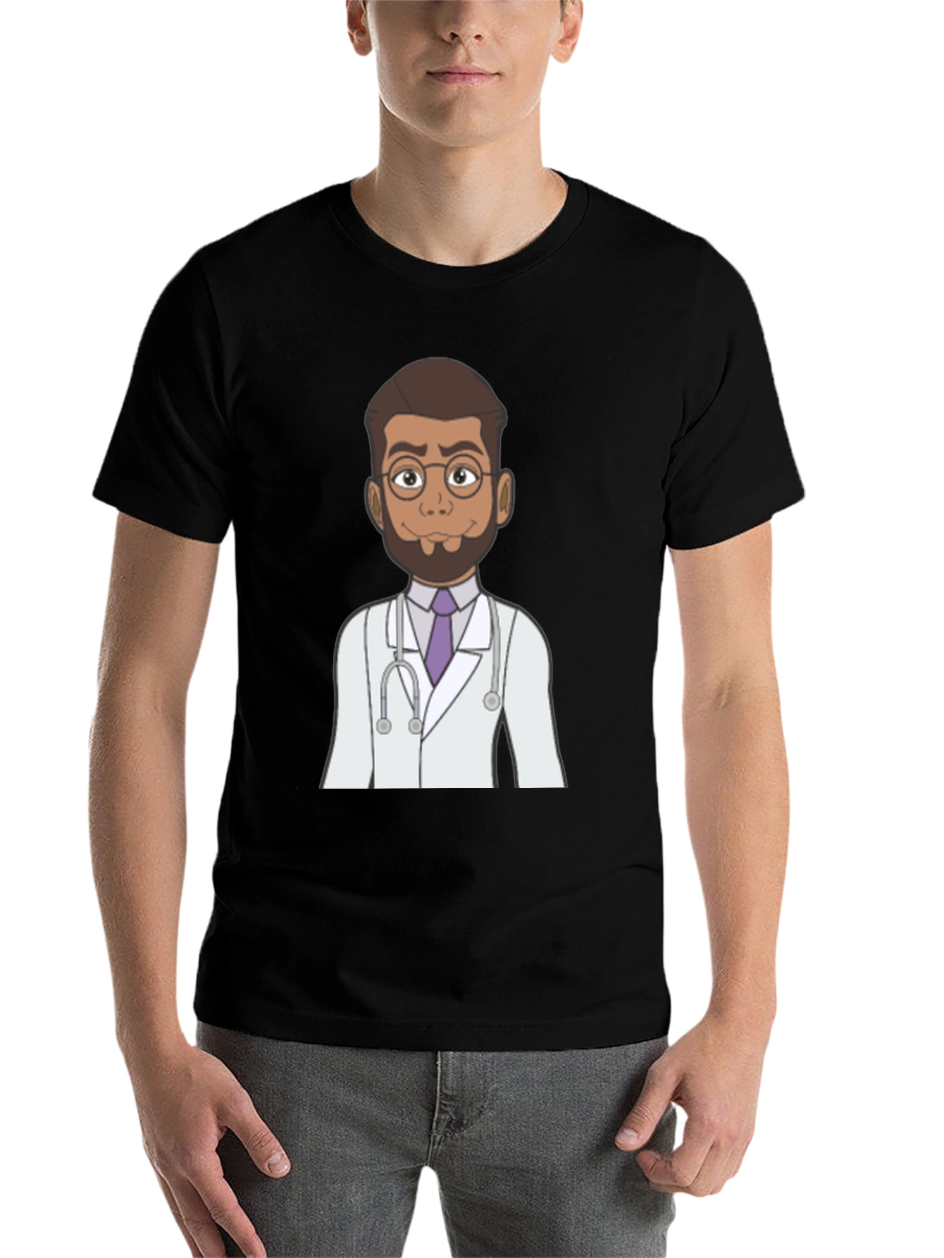 Doctor Cartoon Graphic T-Shirt