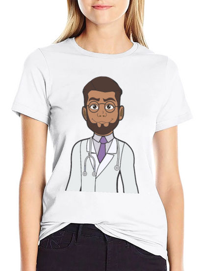 Doctor Cartoon Graphic T-Shirt