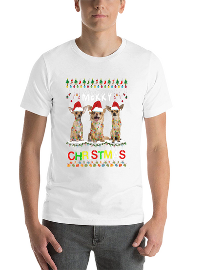 Merry Christmas Chihuahua Dog T-Shirt