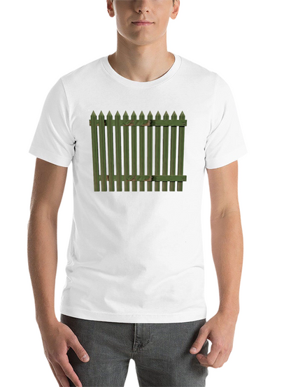 Green Fence Graphic T-Shirt